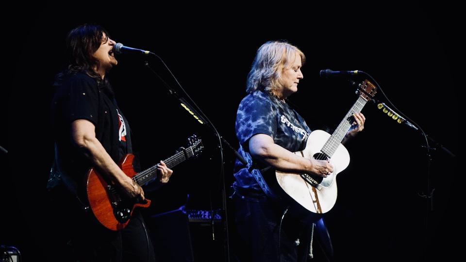 The Indigo Girls perform at ACL Live on Sunday, March 3, 2024.