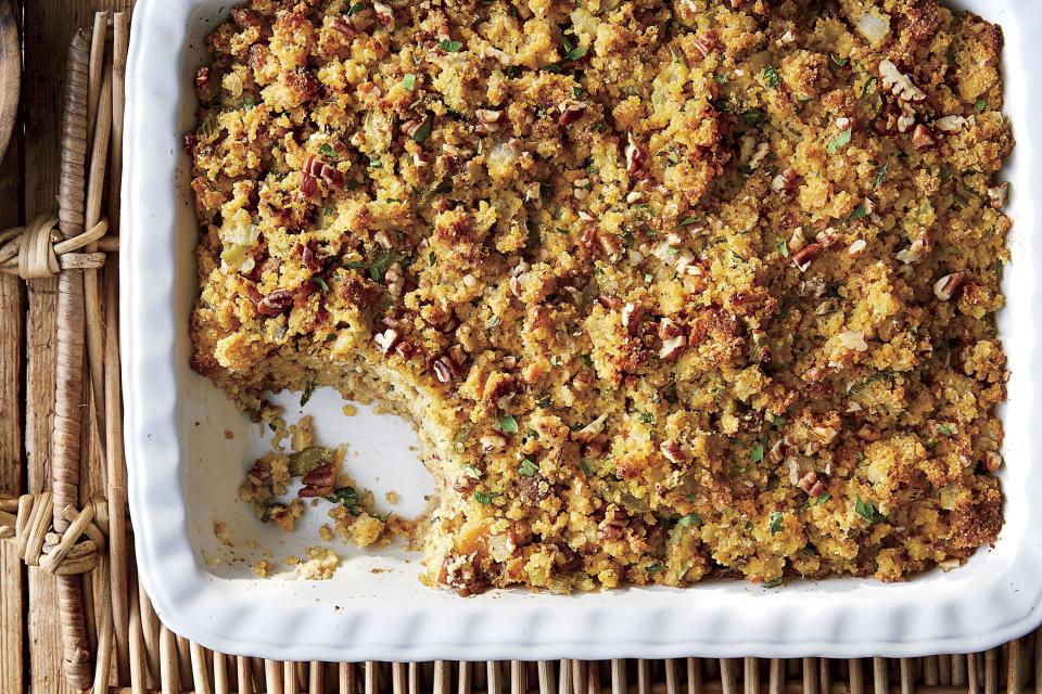 Herby Pecan-Cornbread Dressing