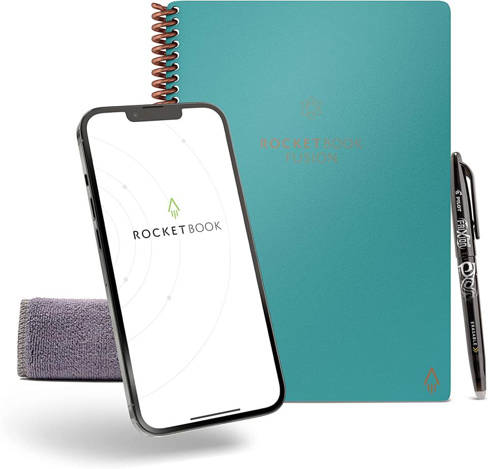 Rocketbook Fusion Smart Reusable Notebook. Image via Amazon.