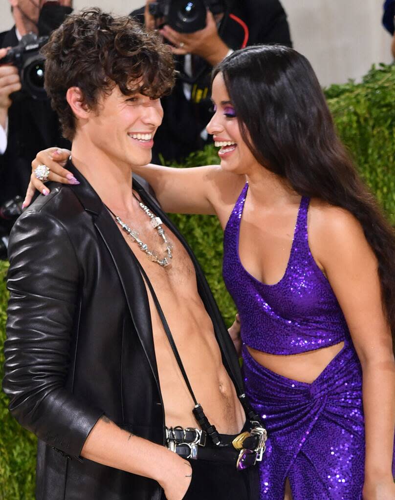 Shawn Mendes, Camila Cabello, 2021 Met Gala, Red Carpet Fashion, Candids