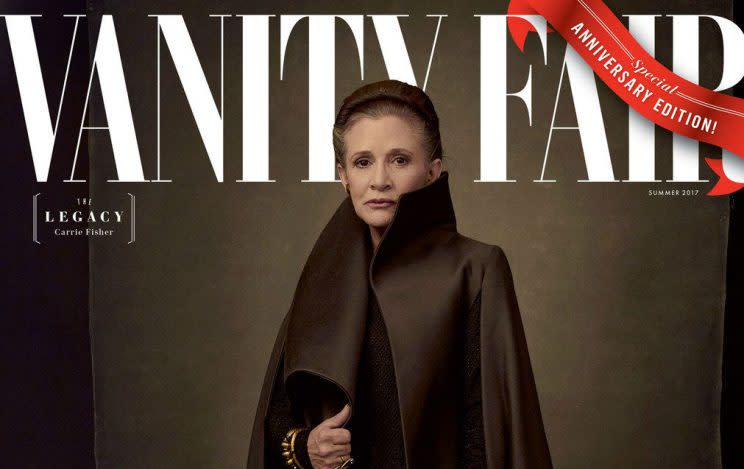Leia... features on one of four new Vanity Fair covers - Credit: Vanity Fair/Conde Nast