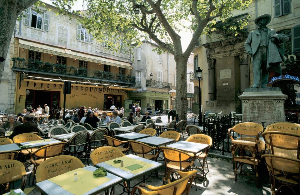 The café that van Gogh painted.