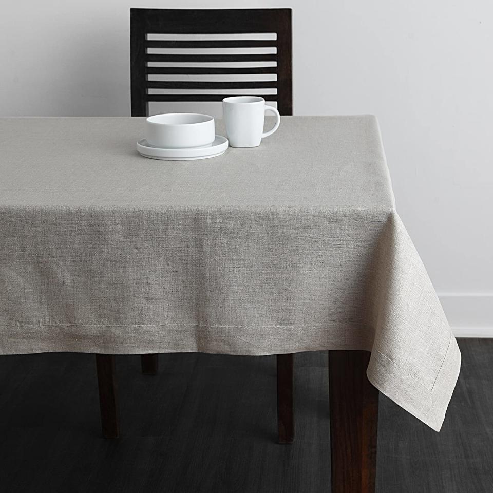Solino Home 100% Pure Linen Tablecloth
