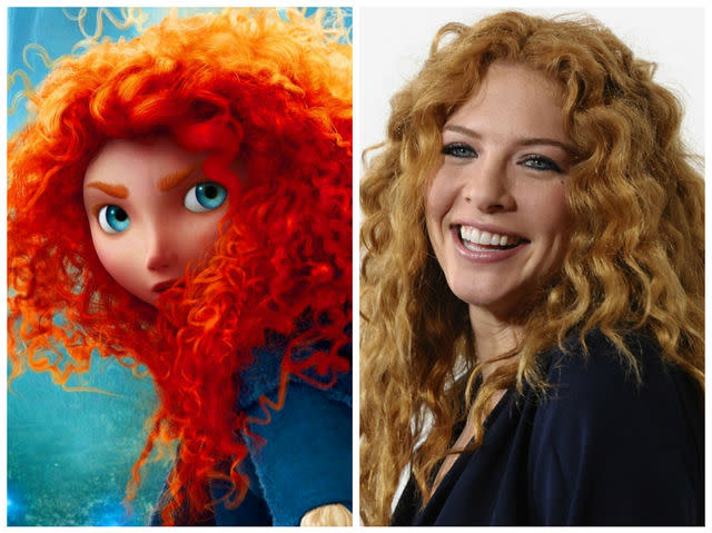 Rachelle Lefevre (Twilight) and Princess Merida (Brave) were separated at birth