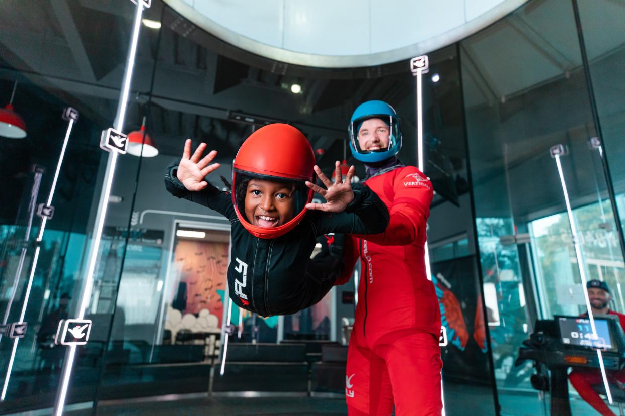 Over Spring Break, you can experience the thrill of skydiving in on of the state-of-the-art wind tunnels at iFLY in Frisco, Texas near Dallas at 8380 State Hwy 121.