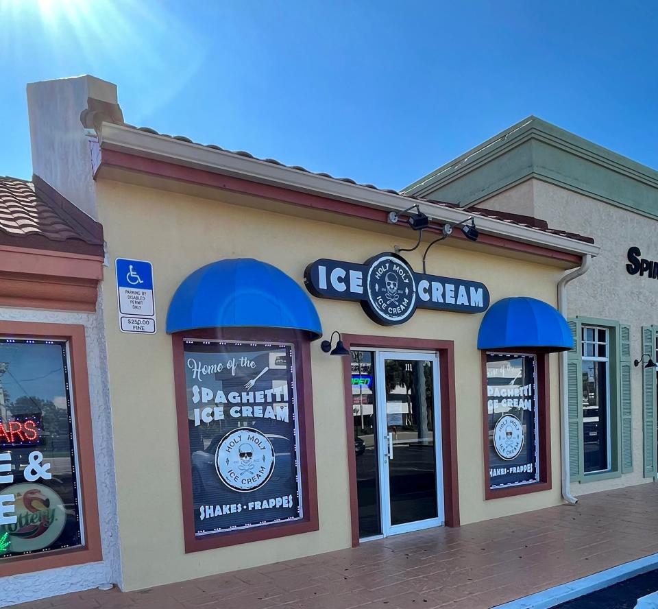 Holy Moly Ice Cream opened off on Del Prado Boulevard in Cape Coral.