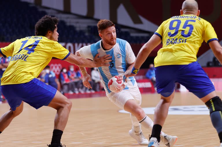 Los Gladiadores y un complicado encuentro ante el Clásico Brasil, fue derrota en Tokio 2020.