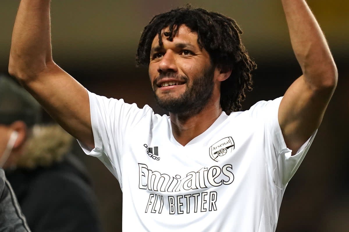 Mohamed Elneny has sustained an injury (Nick Potts/PA) (PA Wire)