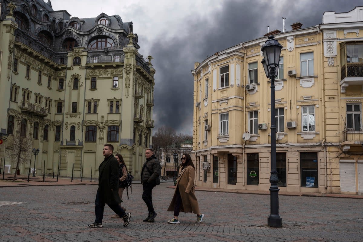 This port city is now under the ‘reinforced protection of the international community’  (AP)