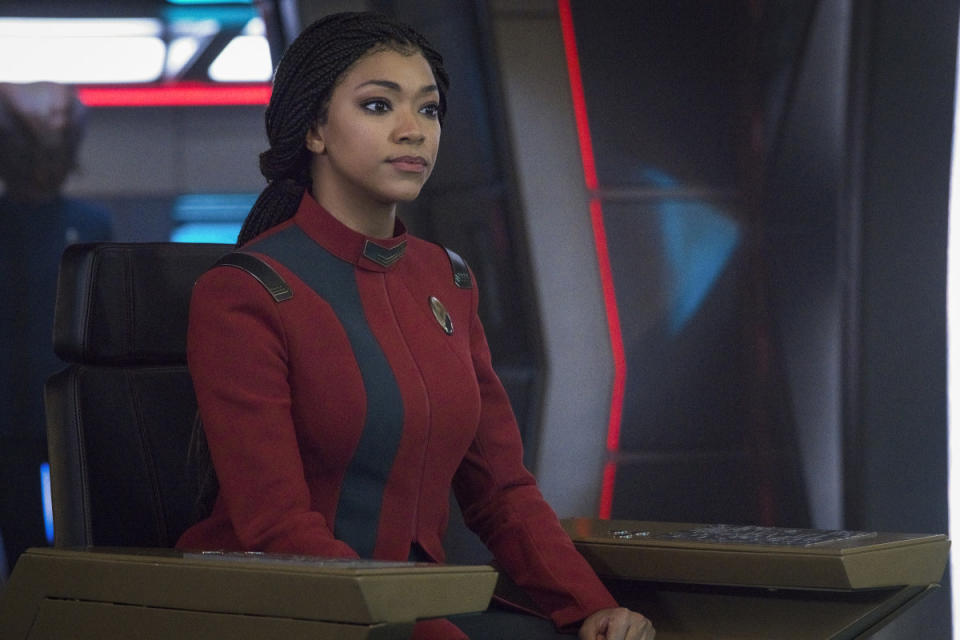 From this picture alone, any Star Trek: Discovery fan should be pretty excited for Season 4. We'll finally get to see our beloved Michael Burnham take the Captain's chair, and honestly, I'm so incredibly pumped for her. The rest of the plot details this season are being kept pretty under wraps, but we'll see Captain Burnham and the crew of the USS Discovery facing a threat unlike any they've encountered.When it returns: Nov. 18 on Paramount+Watch the new season teaser trailer here