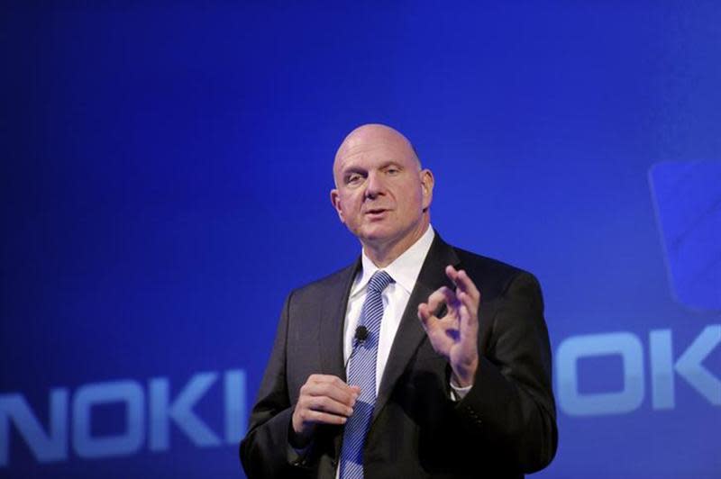 Microsoft CEO Steve Ballmer speaks during the news conference of Finnish mobile phone manufacturer Nokia in Espoo, September 3, 2013. REUTERS/Markku Ulander/Lehtikuva