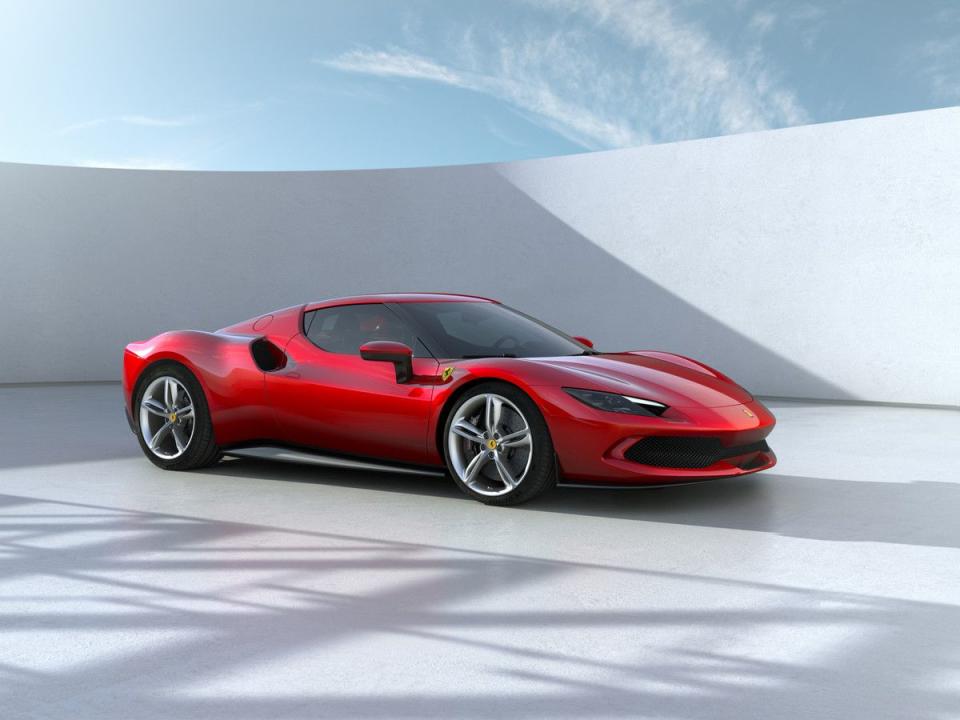 <p>Ferrari's entry-level plug-in hybrid model bears the name 296GTB in coupe form and GTS in its drop-top setup. Entry-level, of course, is a bit of a misnomer, because, with a starting price of more than $300,000, the 296's cost of entry requires far more than chump change. That sum, however, nets an 819-hp gasoline-electric powertrain that's sure to push this Ferrari past the mile-a-minute mark in less than three ticks of the second hand. Its 10 miles of electric-only driving range won't take its driver very far on battery power alone, but given the sweet sounds that emit from this Italian sports car's mid-mounted V-6, it's likely most owners will avoid driving the 296 in its battery-electric drive mode anyway.</p><ul><li>Base price: $338,255</li><li>Estimated electric driving range: 10 miles</li></ul><p><a class="link " href="https://www.caranddriver.com/ferrari/sf90-stradale" rel="nofollow noopener" target="_blank" data-ylk="slk:MORE ABOUT THE FERRARI 296GTB AND GTS;elm:context_link;itc:0;sec:content-canvas">MORE ABOUT THE FERRARI 296GTB AND GTS</a></p>
