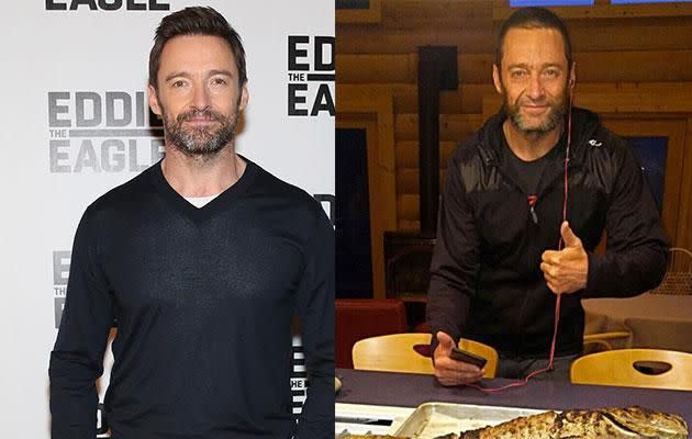 Hugh Jackman looked a lot different to usual in his latest Instagram post. Source: Getty/Instagram.