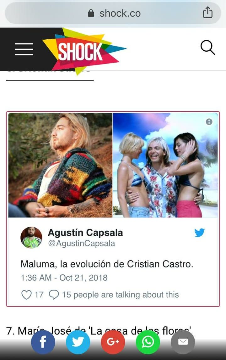 Memes de Maluma. <a href="https://twitter.com/agustincapsala?lang=en" rel="nofollow noopener" target="_blank" data-ylk="slk:Foto: Agustin Capsala/Twitter;elm:context_link;itc:0;sec:content-canvas" class="link ">Foto: Agustin Capsala/Twitter</a>