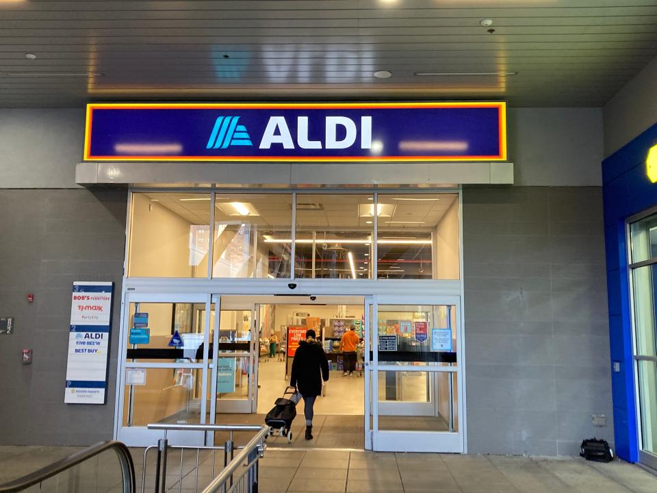 Aldi in the Bronx, New York City.