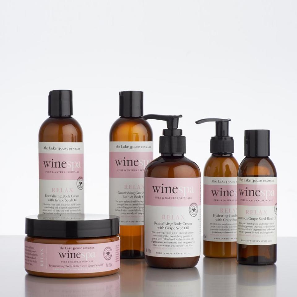 <p>WineSpa Relax Beauty Range - all individually priced between $19 and $36</p>