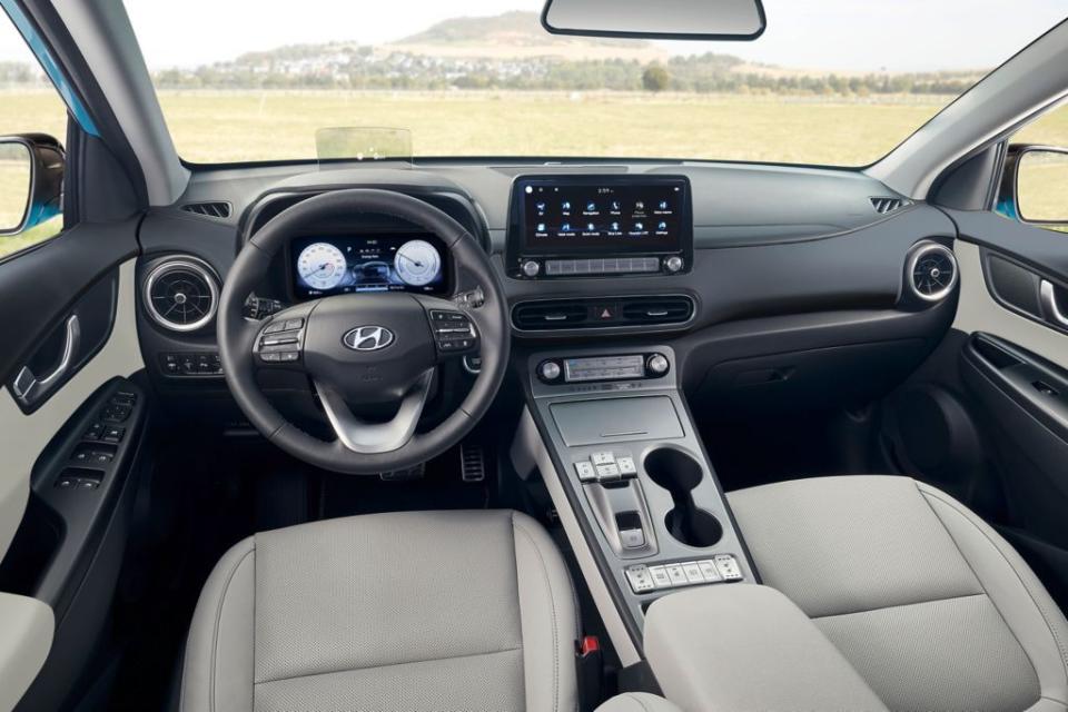 interior of hyundai kona electric