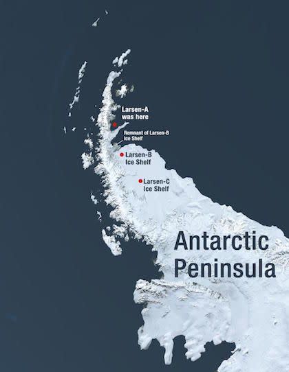 The Antarctic Peninsula.