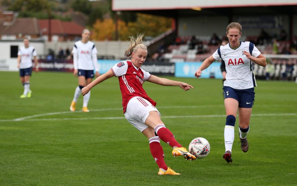 Beth Mead of Arsenal during the Barclays FA Women's Super League match between Arsenal Women and Tottenham Hotspur Women  - Getty Images