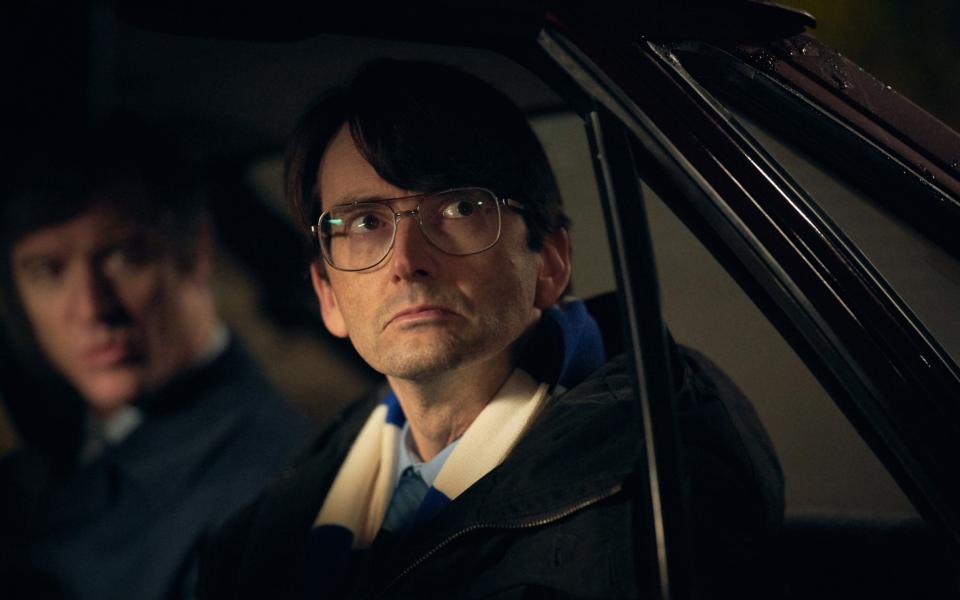 David Tennant (pictured) plays Dennis Nilsen in the ITV mini-series Des - ITV