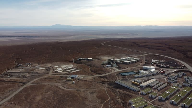 ALMA observatory at the El Llano de Chajnantor in the Atacama desert