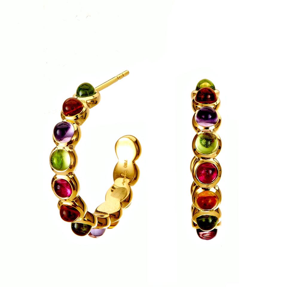 Candy Multicolor Hoop Earrings