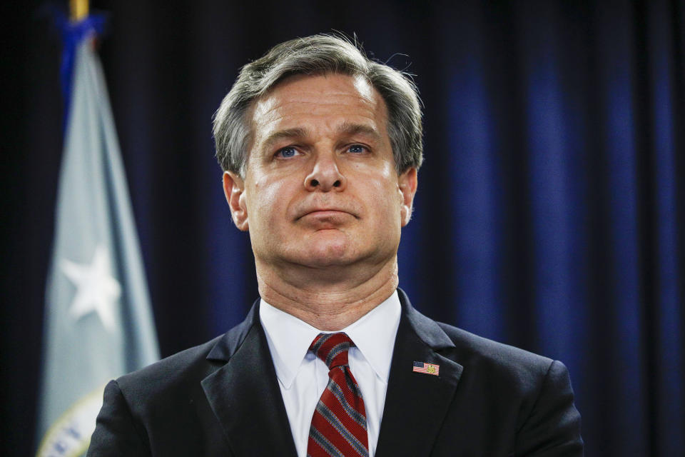 FBI Director Wray faces grilling by GOP House members
 (Bill Pugliano / Getty Images file)