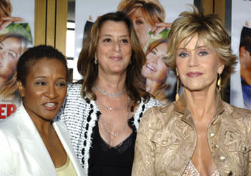 Wanda Sykes , producer Paula Weinstein and Jane Fonda at the Westwood premiere of New Line Cinema's Monster-In-Law