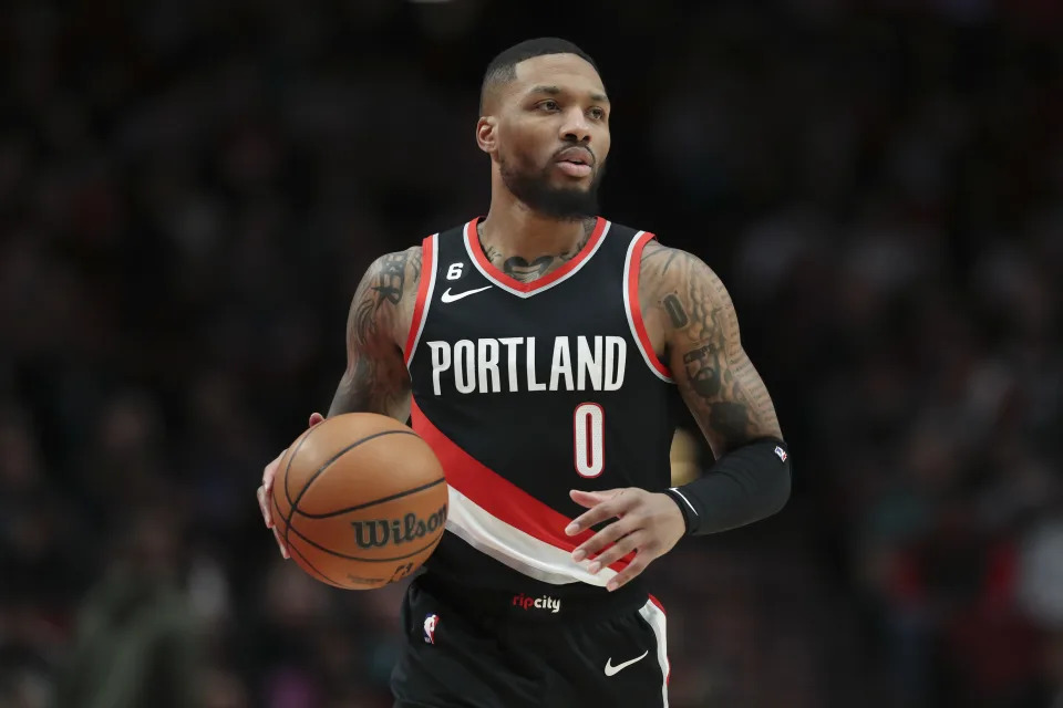 The Portland Trail Blazers drafted Damian Lillard with the sixth overall pick in 2012. (Amanda Loman/Getty Images)