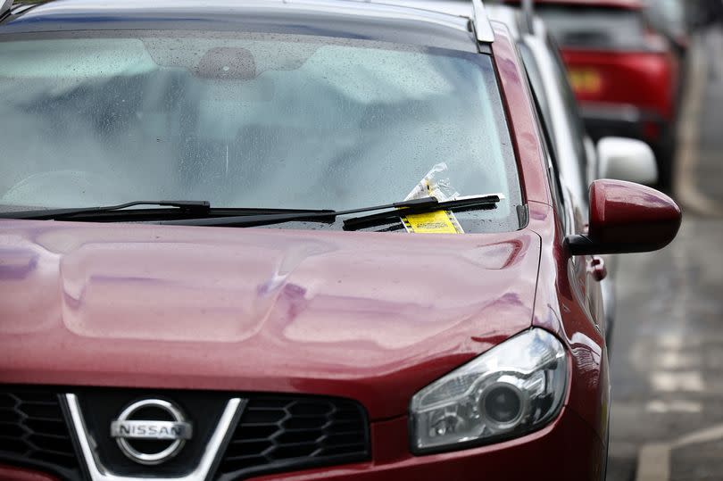 One fined motorist seen on April 15 -Credit:Sean Hansford | Manchester Evening News