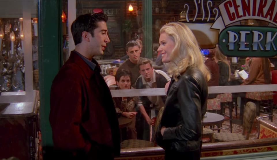 Rebecca Romijn's first-ever acting role was on Friends. She played Cheryl, a girl who went on a date with Ross — only for it to all fall apart when he saw how messy her apartment was. 