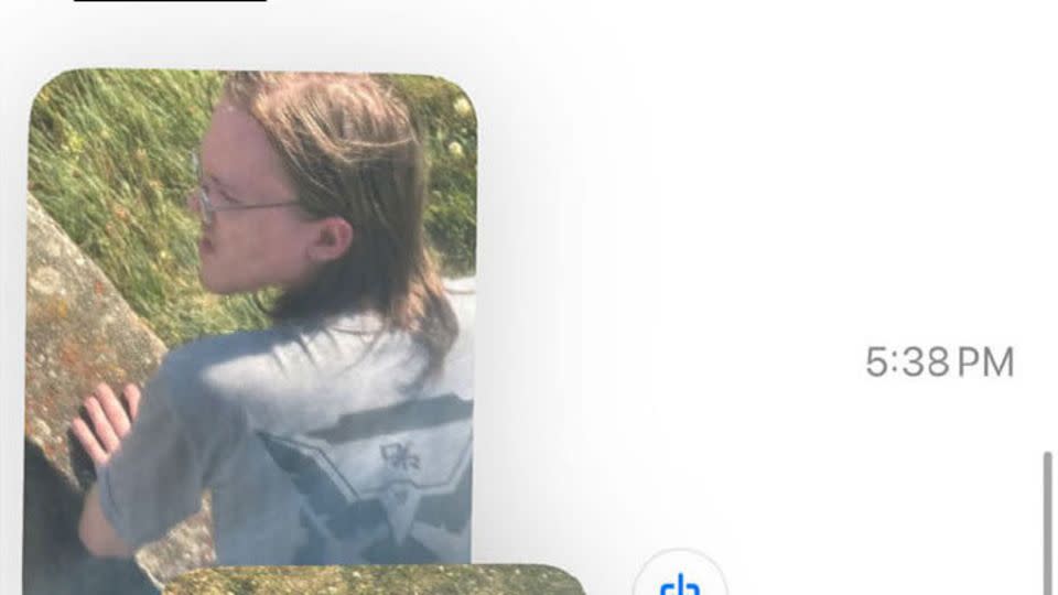 At 5:38 p.m., a Beaver County sniper sends photos of Crooks to the Beaver, Butler and Washington snipers group chat. - Beaver Co. Emergency Services Unit via Sen. Charles E. Grassley