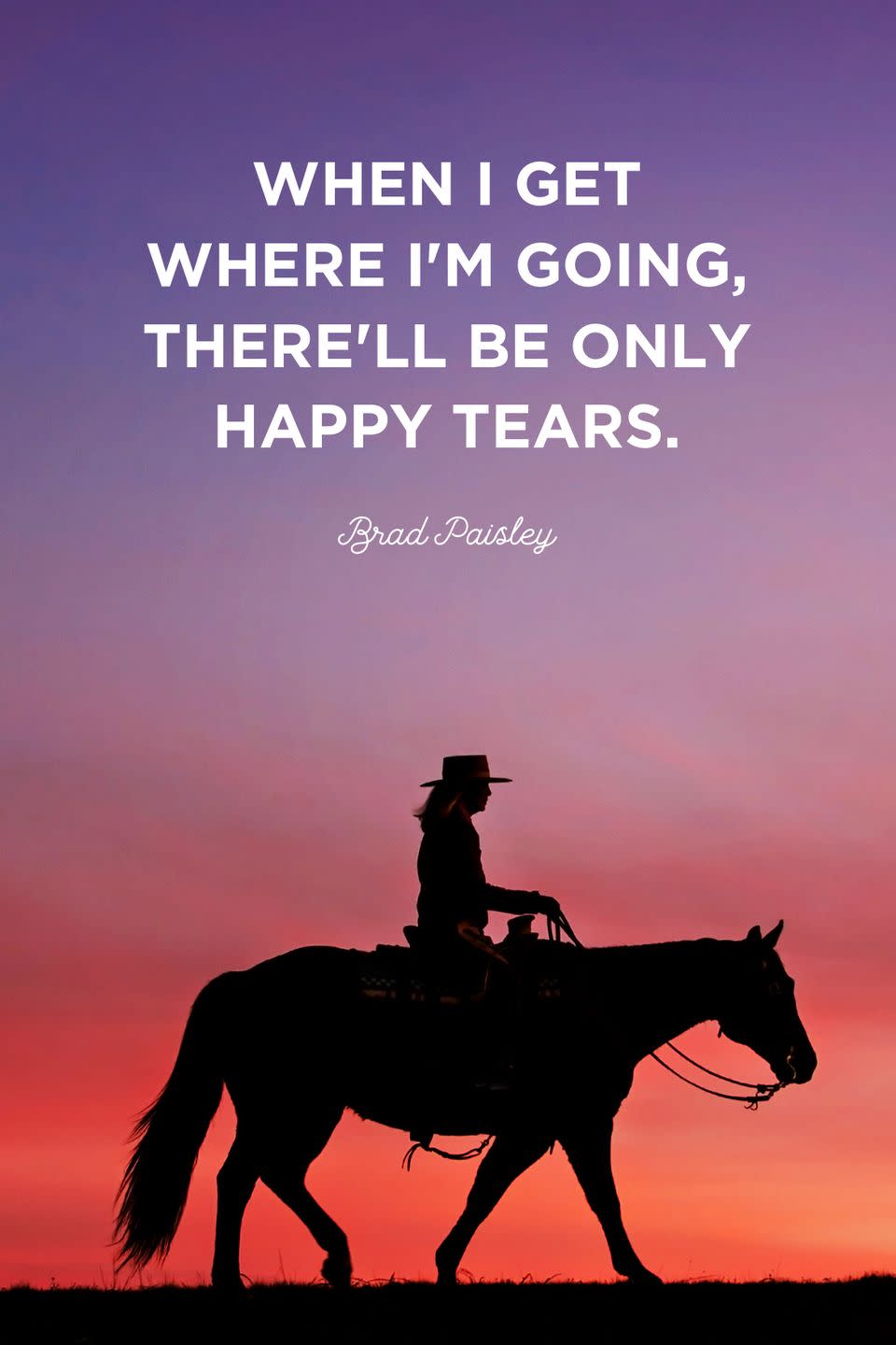 Brad Paisley, "When I Get Where I'm Going"