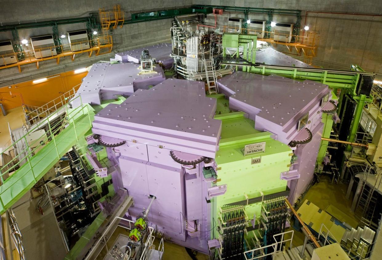 The accelerator facilities at RIKEN, which is regarded as the flagship research institute in Japan. ORNL and other U.S. scientists are collaborating with Japanese scientists at RIKEN on superheavy research.