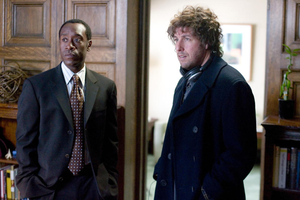 Don Cheadle and Adam Sandler in 'Reign Over Me' <p>Sony</p>