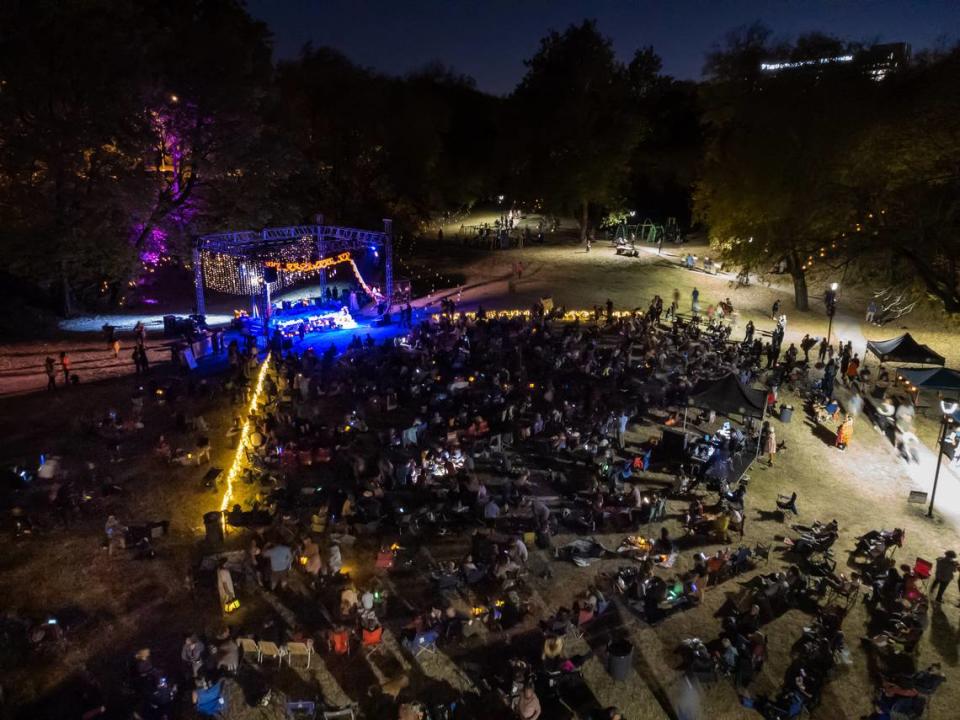 Kansas City Repertory Theatre’s free show “Ghost Light: A Haunted Night of Songs and Stories From KC’s Cultural Crossroads” will return Oct. 13 and 14 at Roanoke Park.