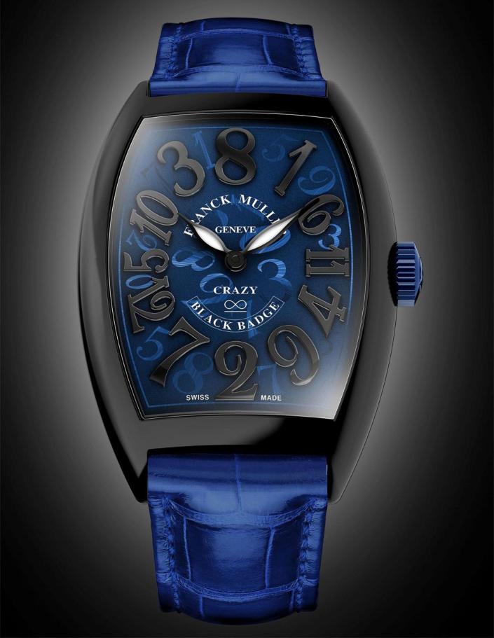 FRANCK MULLER Crazy Hours Wraith Black Badge特別版，另有藍殼黑面的版本，售價未定。