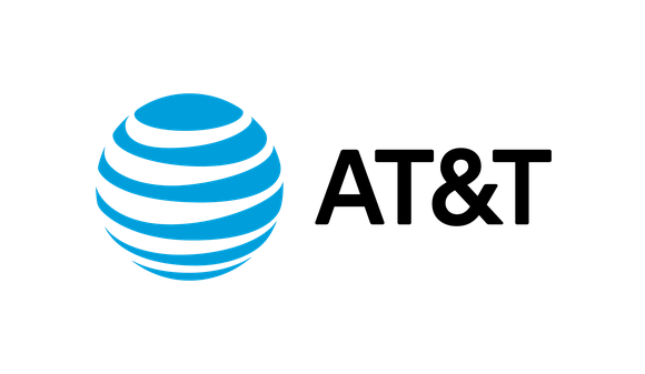 AT&T's logo.