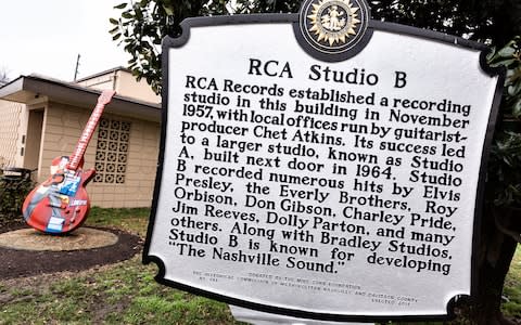 RCA Studio B is where the singer cut more than 40 of his best-known hits - Credit: ALAMY