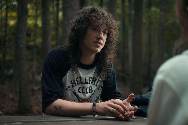 <p>Courtesy of Netflix</p> Joseph Quinn as Eddie Munson in 'Stranger Things'