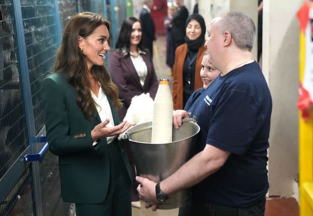 <p>DANNY LAWSON/POOL/AFP via Getty</p> Kate Middleton visits Leeds in England