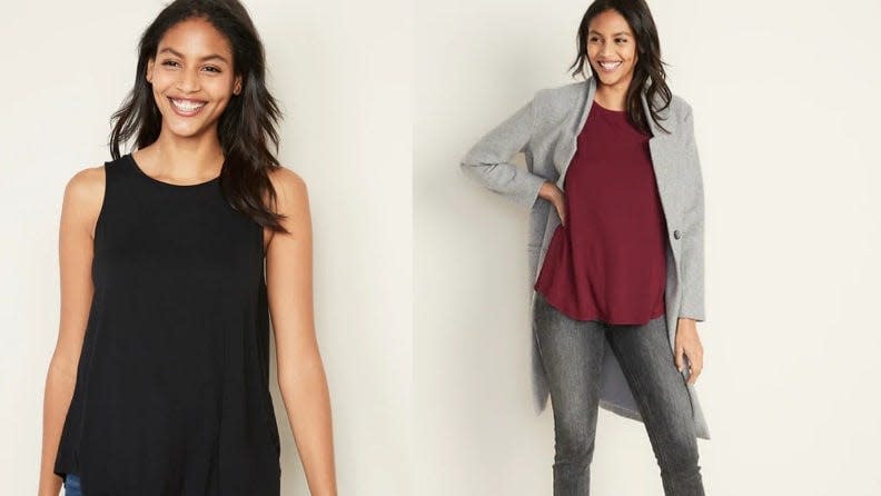 Who says a tank top can't work for winter?