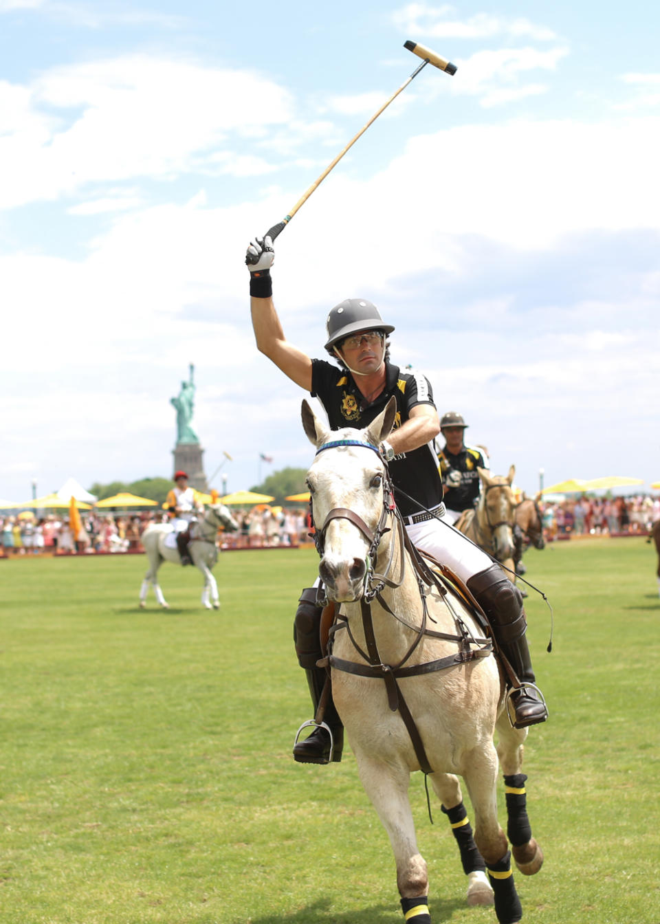 Nacho Figueras playing at Liberty State Park.