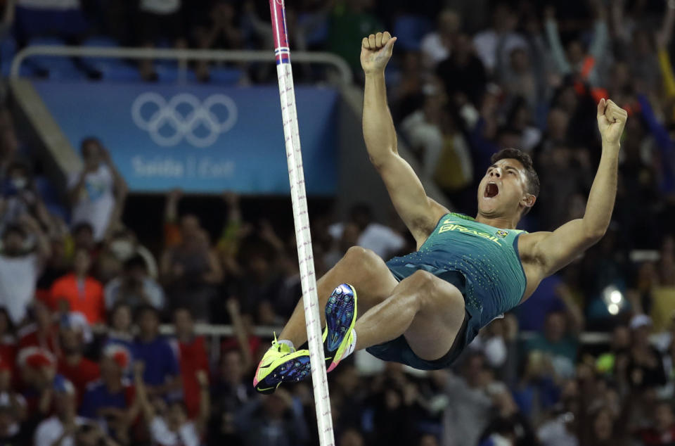 A los brasileños apenas les otorgarán 11 mil dólares / En la imagen Thiago Braz, ganador de la medalla de oro en salto con garrocha