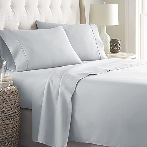 Danjor Linens Twin Size Bed Sheets Set - 1800 Series 4 Piece Bedding Sheet & Pillowcases Sets w…