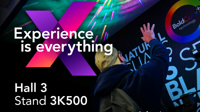 The Christie 'Experience is Everything' announcement for ISE 2024.