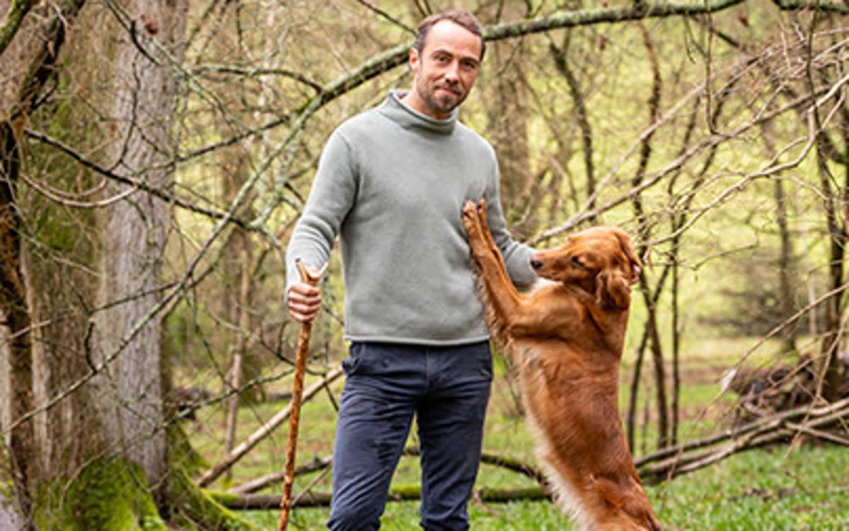 James Middleton and his dogs (Radar)