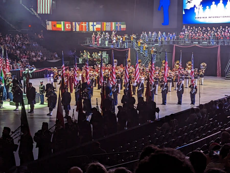 Scenes from the 2023 Virginia International Tattoo at Scope Arena (WAVY Photo – Jimmy LaRoue)