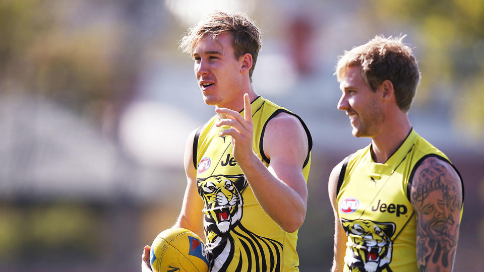 Richmond’s coach admits his recruit is still adapting to his new club. Pic: Getty