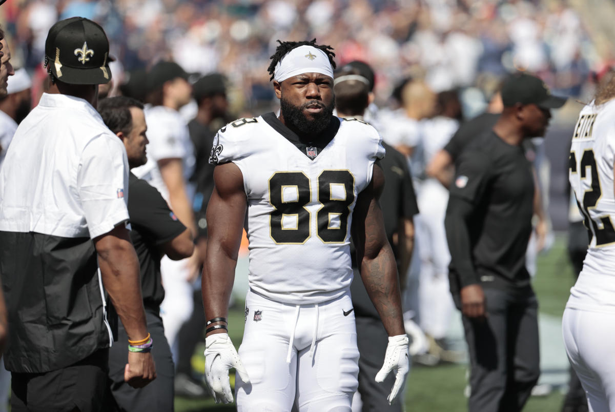 Saints' Ty Montgomery was somehow listed as questionable with this